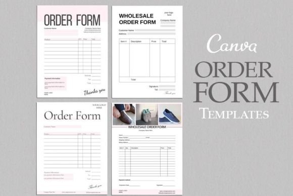 Download Order Form Canva Templates - Order form canva Collection