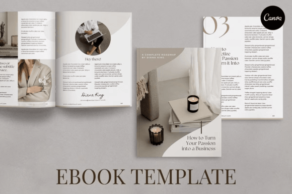 Download Ariel Ebook Template Canva - Ebook template Collection