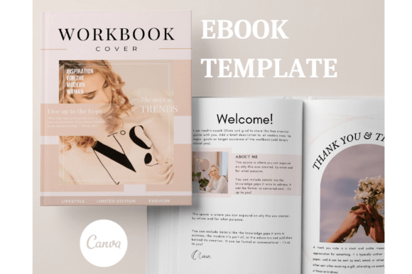 Download Ebook Template Canva | Workbook Template - Ebook template Collection