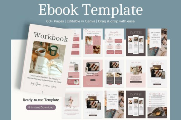 Download 60+ Pages EBook Template in Canva - Ebook template Collection